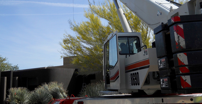 Building Materials Lifting in Palm Springs & Palm Desert, California