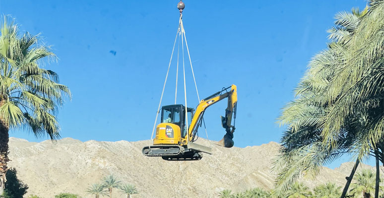 Construction Lifting Services in Palm Springs, Palm Desert, California